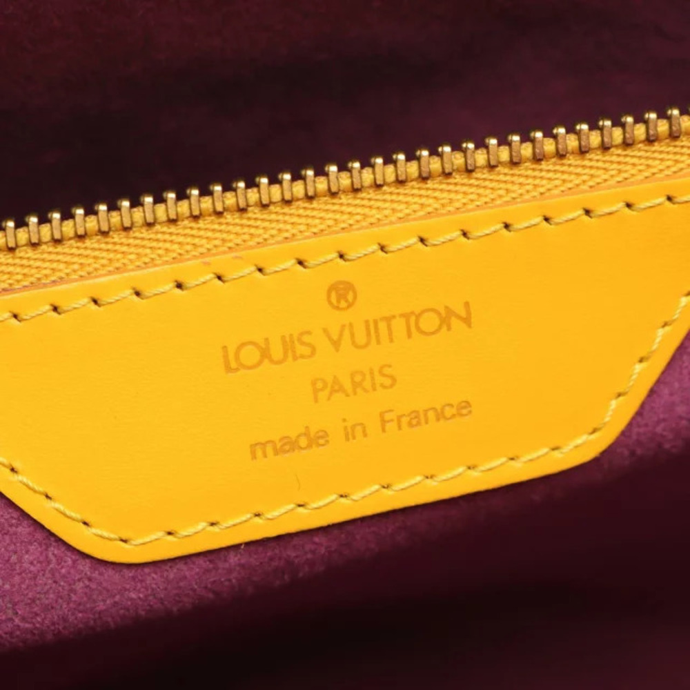 Louis Vuitton Saint Jacques Shopping Shoulder Bag Leather Epi Yellow - Picture 4 of 9